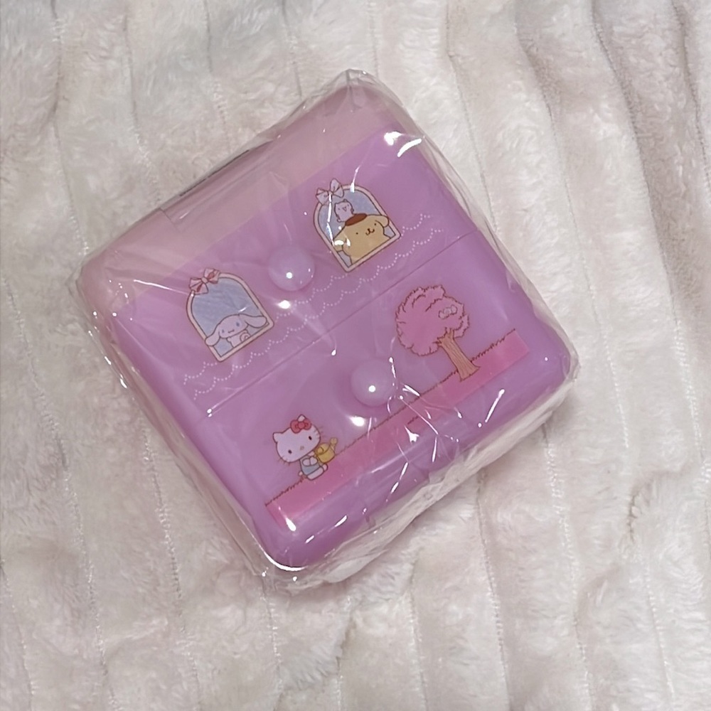 Sanrio miniso mymelody 3 compartment storage